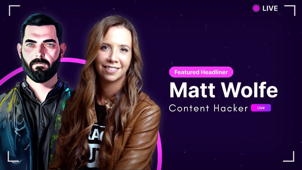 Content Hacker Live Speaker Highlight: The Future of AI with Matt Wolfe, @mreflow